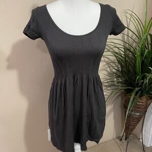 Elietian Casual Dress Womens Small Gray Soft